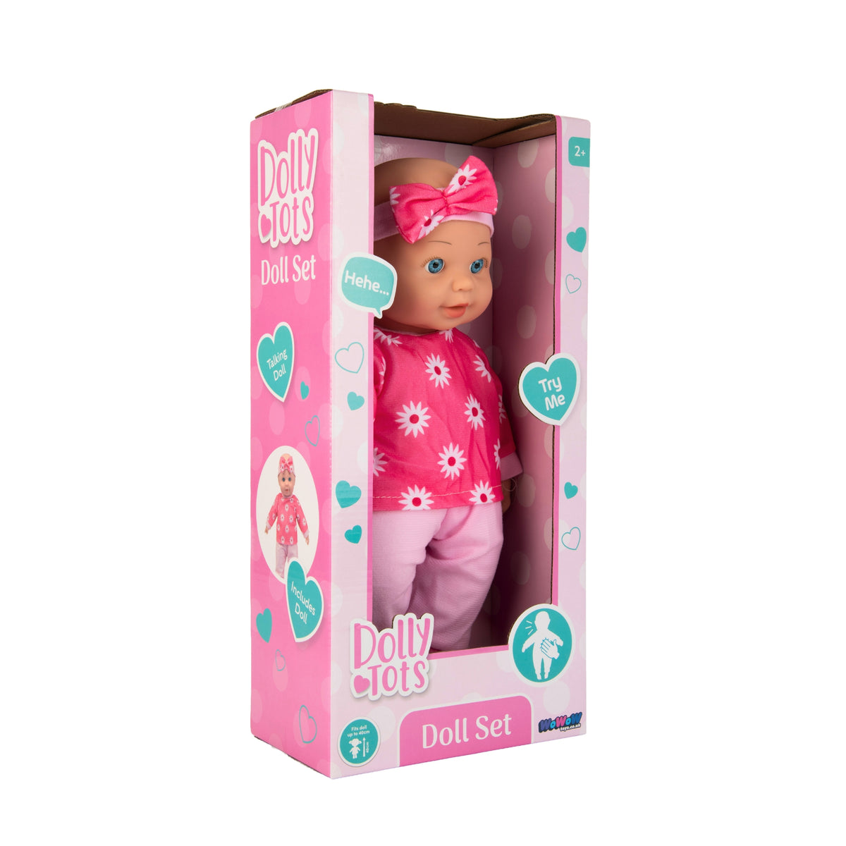 Dolly Tots 40cm Daytime Doll - Soft Bodied Talking Doll