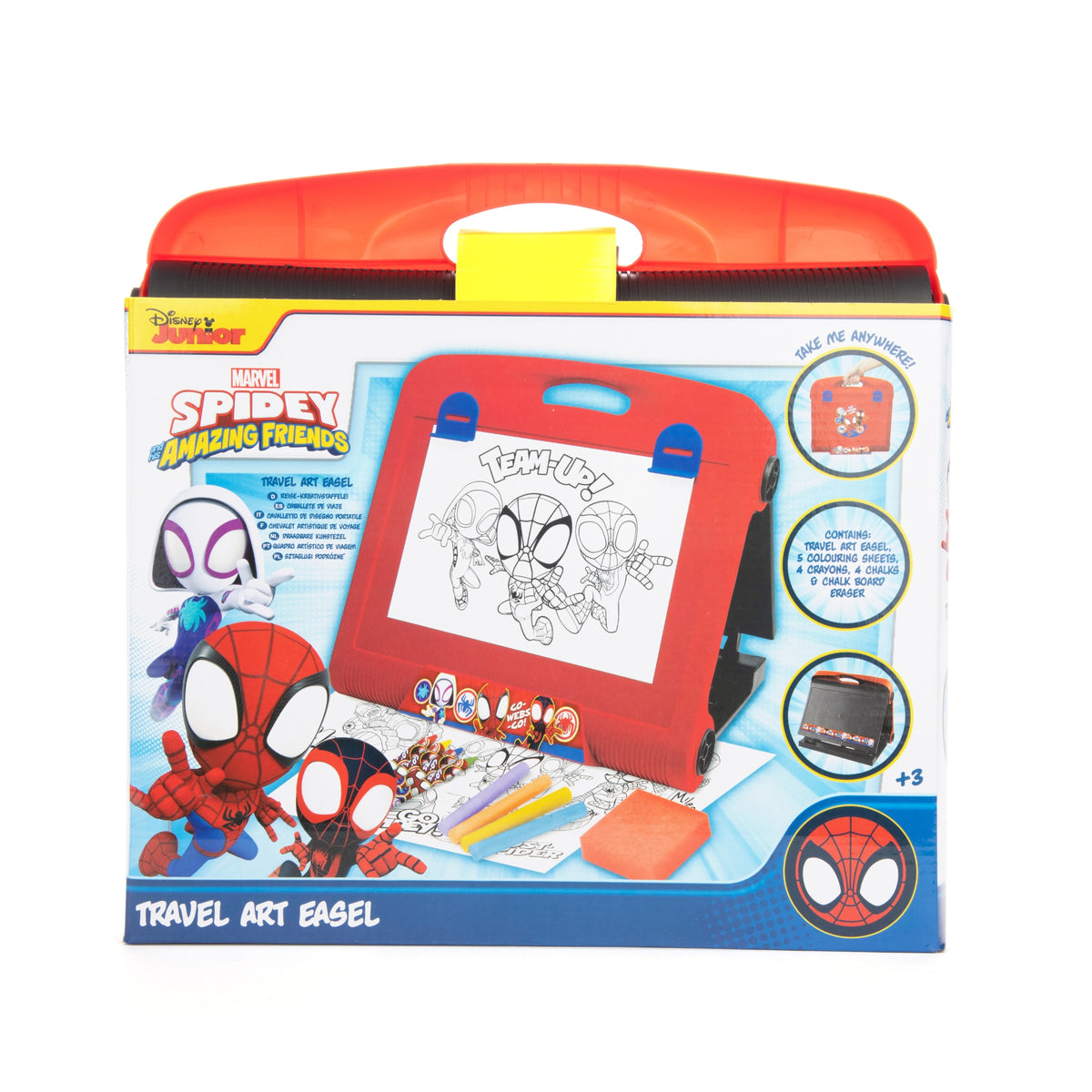 Spidey Travel Easel – Foldable Drawing Board with Accessories