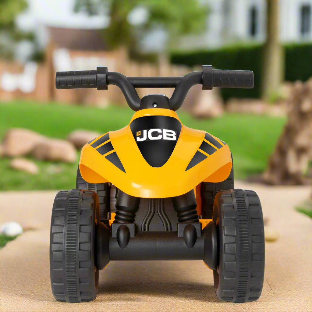 JCB Battery Operated Mini Quad Ride-On With Trailer