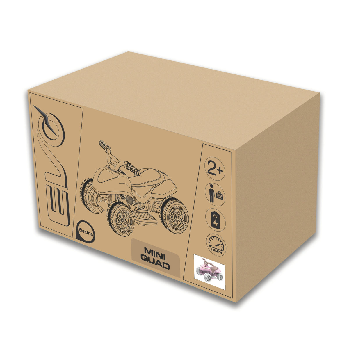 Evo 6V Kids Electric Ride-On Dream Mini Quad Bike