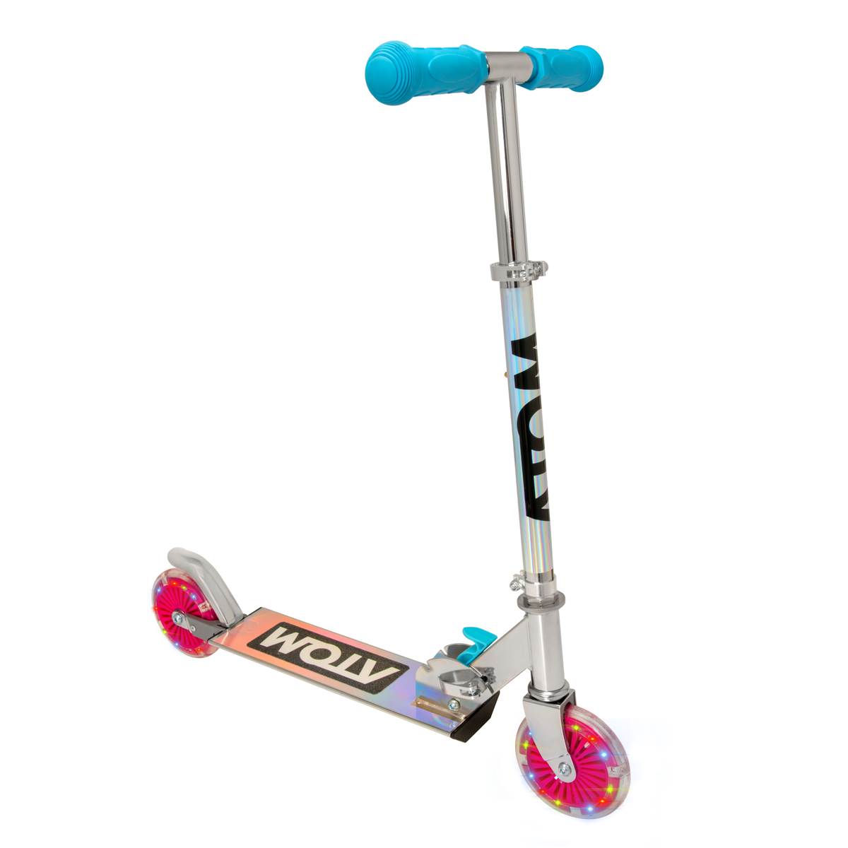 ATOM Light Up Inline Scooter - Holographic