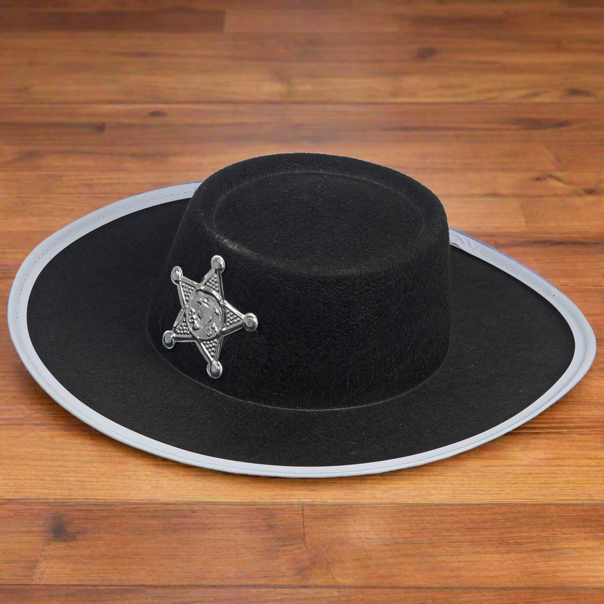 Childrens Fancy Dress Cowboy Hat - Black