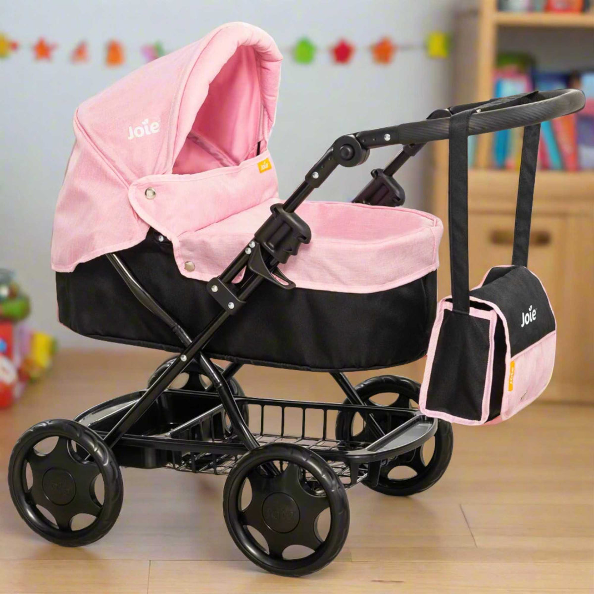 Joie Junior Classic Pram - Includes Handheld Parasol & Changing Bag
