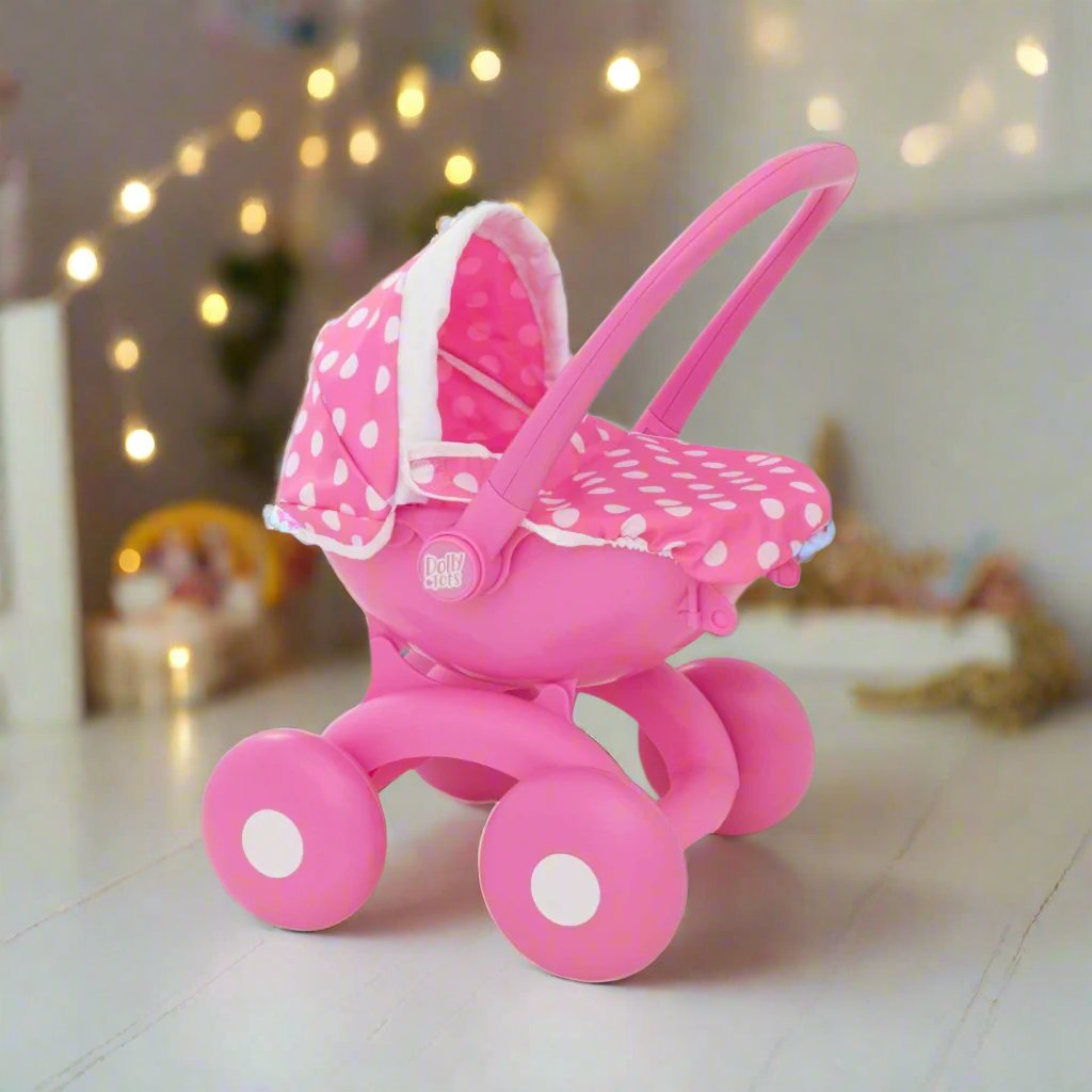 Dolly Tots My First 4 in 1 Dolls Pram - Pink