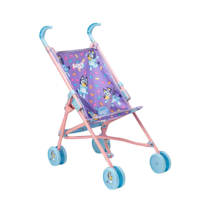 Bluey's Junior Single Dolls Stroller - Purple