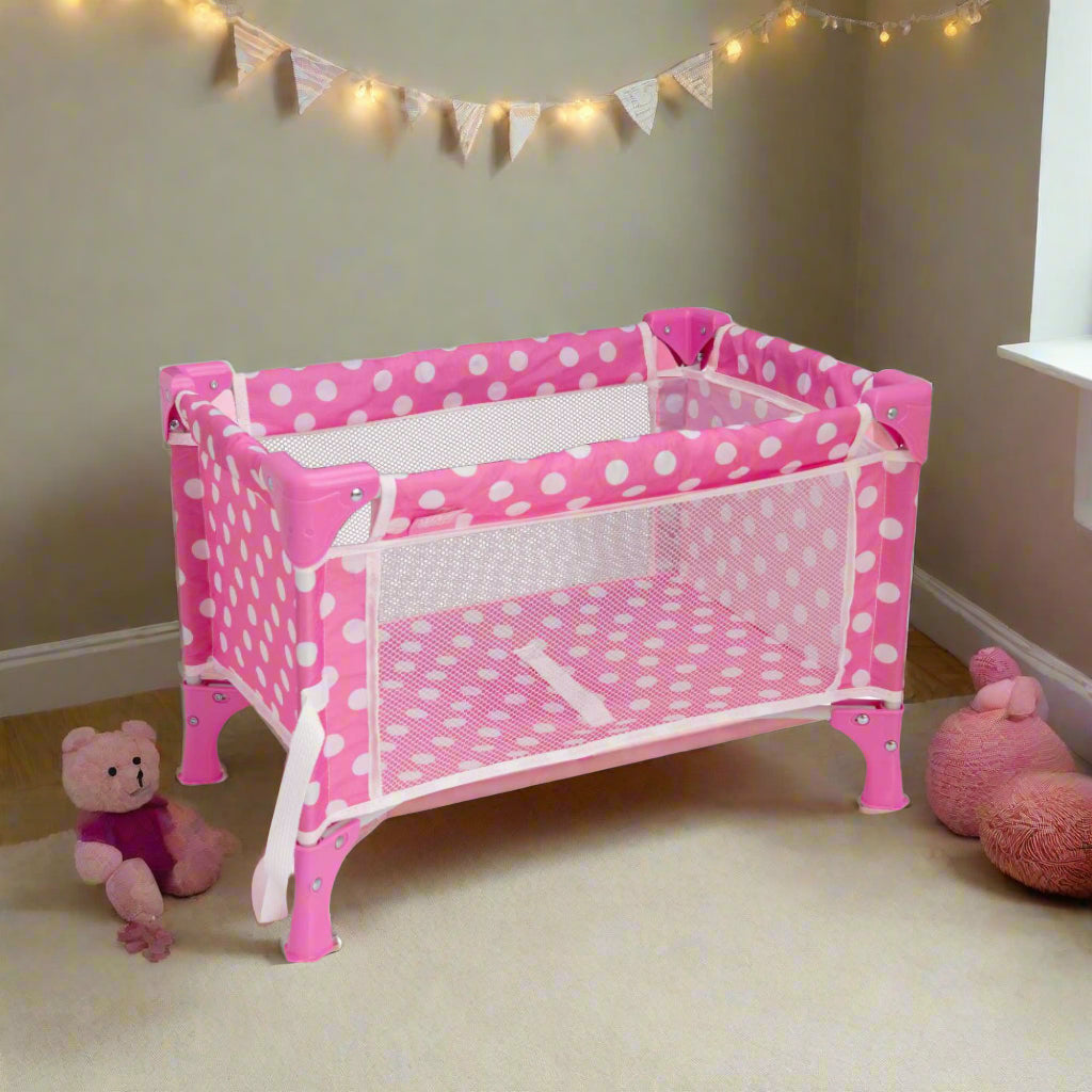 Dolly Tots Travel Dolls Cot