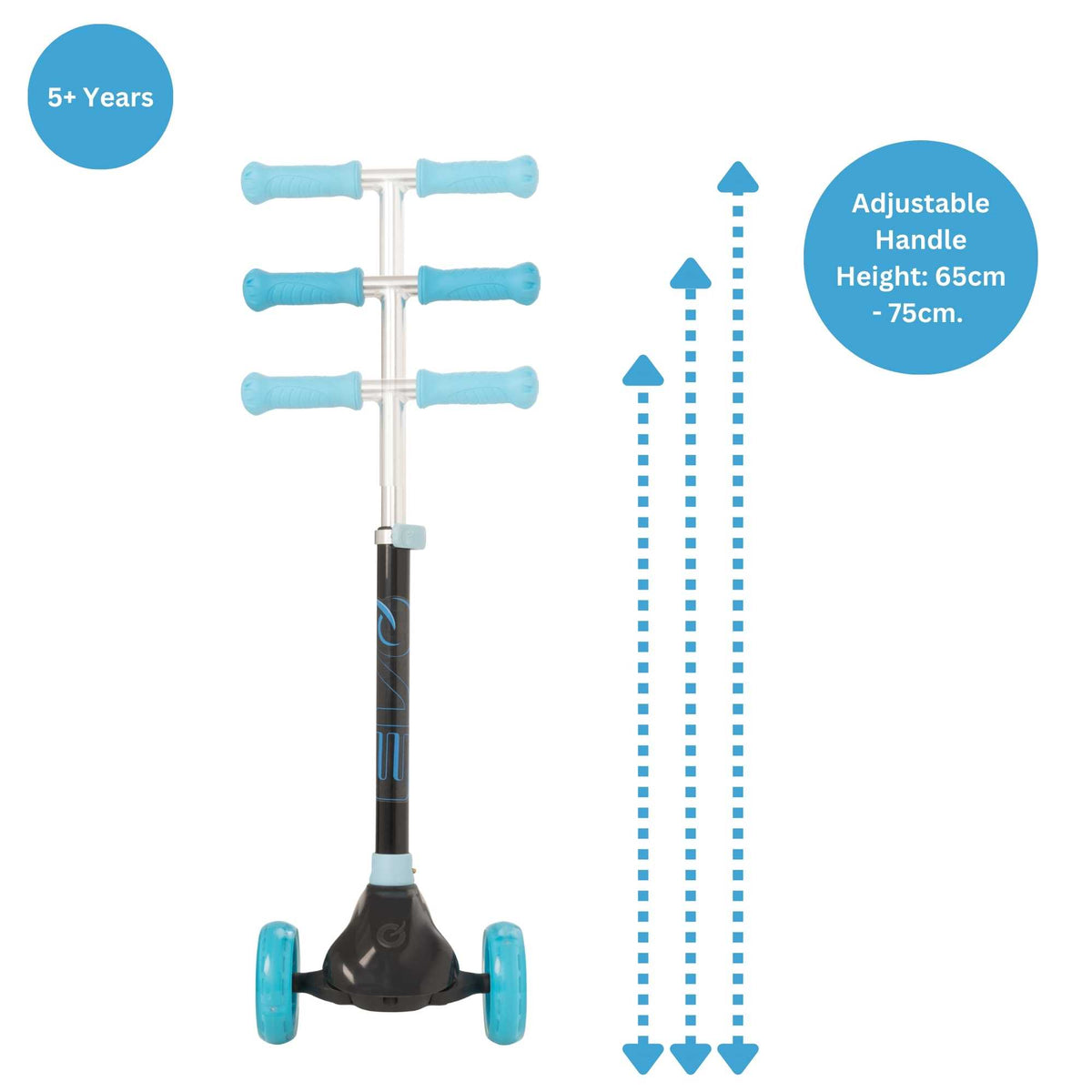 EVO Eclipse Light Up Scooter - Blue