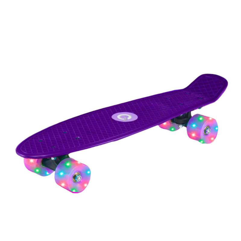 EVO 22" Light Up Penny Board - Purple