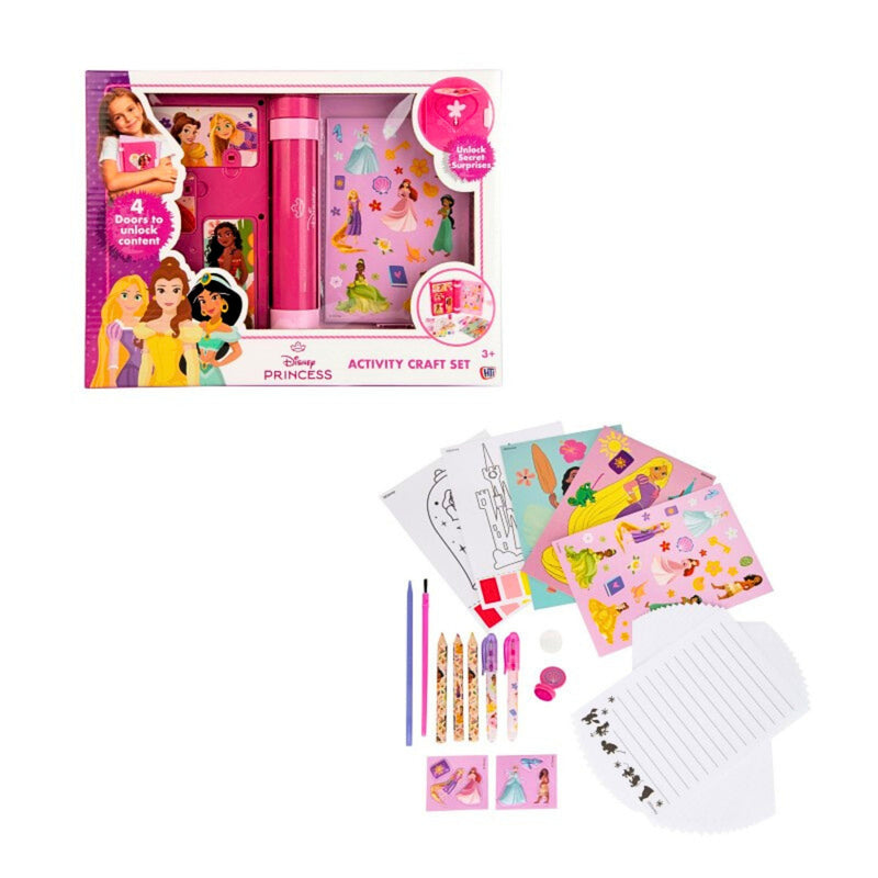 Disney Princess Activity Craft Set for Girls – 30+ Accessories Surprise Arts & Crafts Kit