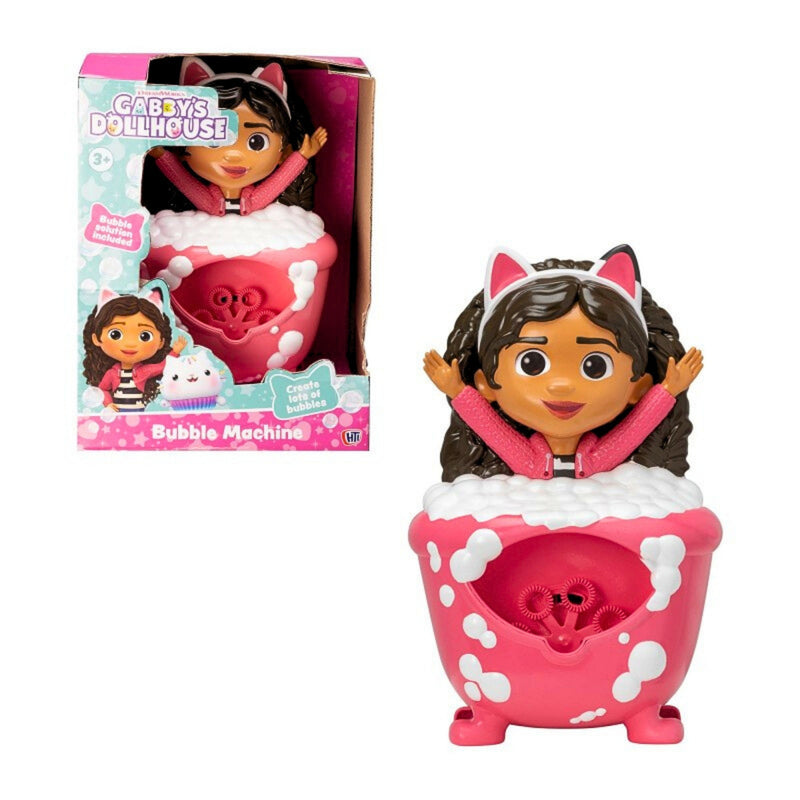 Gabby's Dollhouse Bubble Machine - Includes Bubble Solution