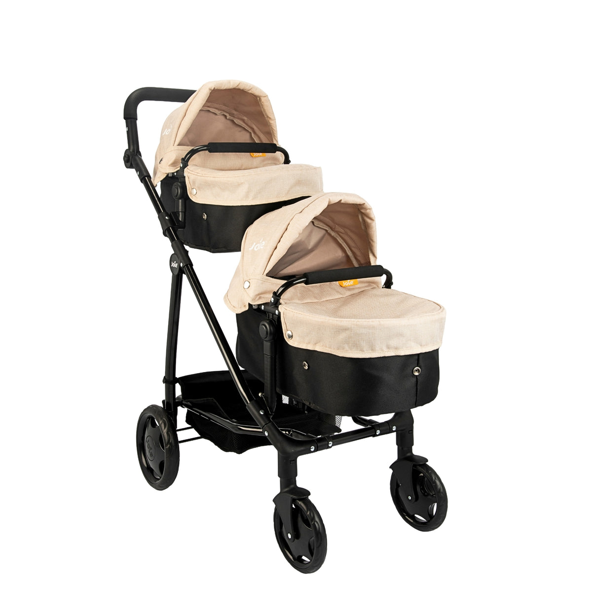 Joie Evalite Stone & Black Dolls Pram - 9 Play Modes