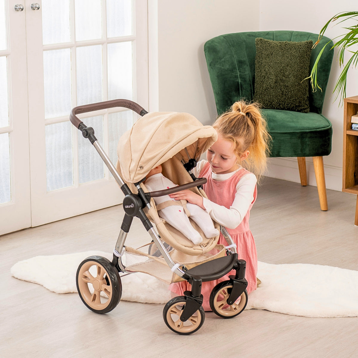 Celuna Premium Stone Dolls Travel System - 4 Pram Modes