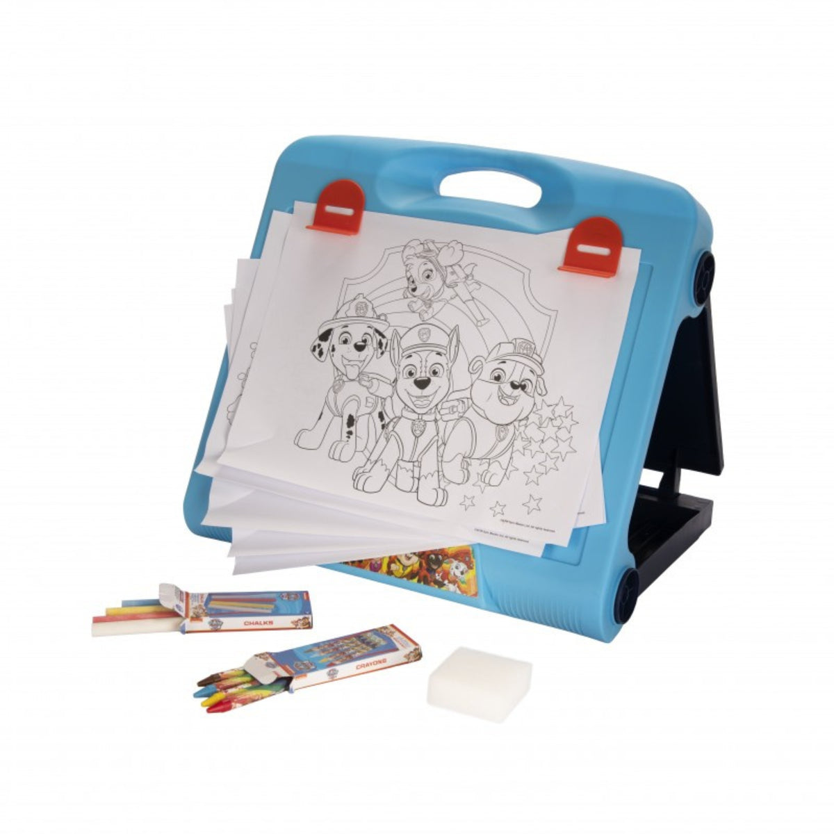 Paw Patrol Travel Easel – Foldable Drawing Board with Accessories
