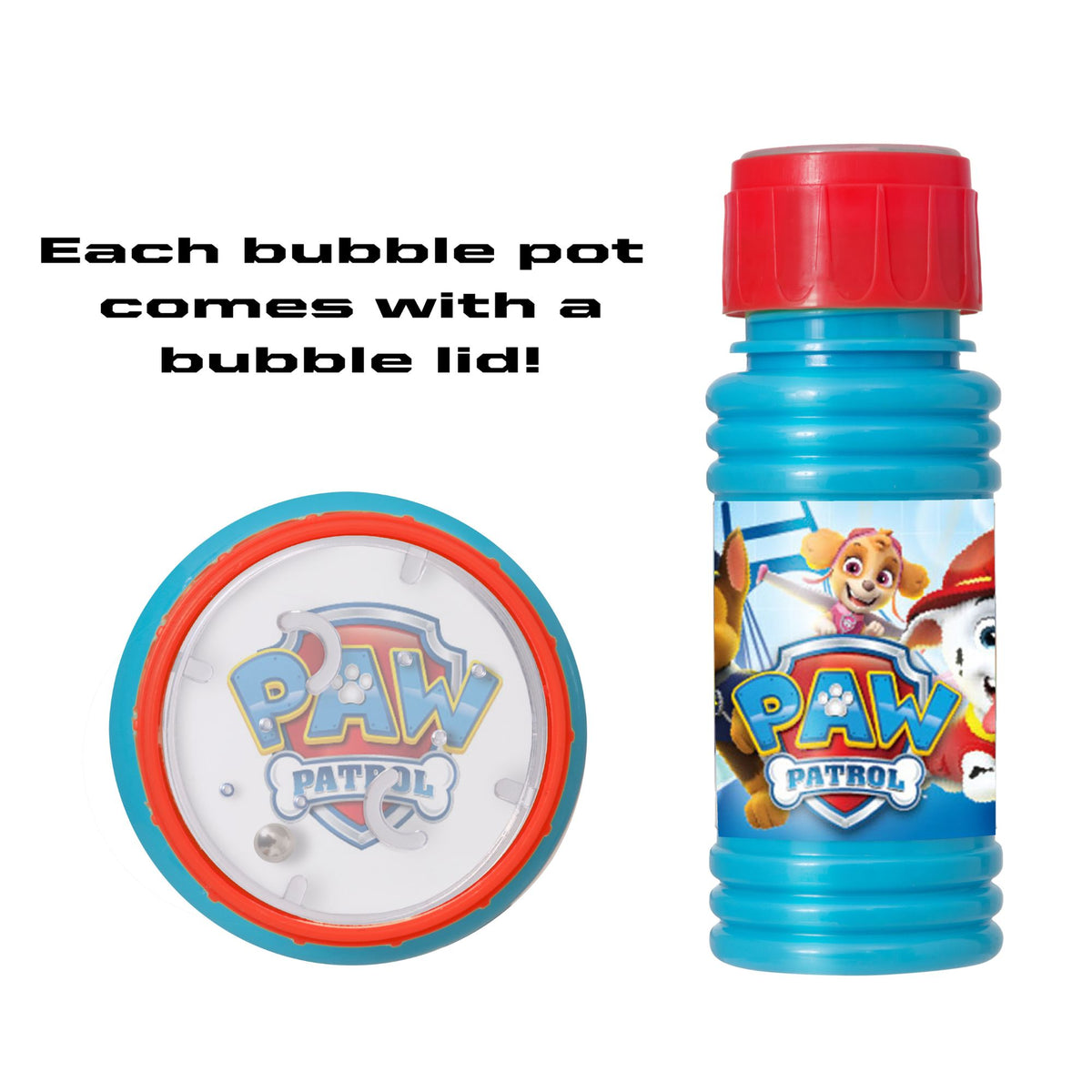 Paw Patrol Bubble 24 Multipack - 59ml, With Maze Game