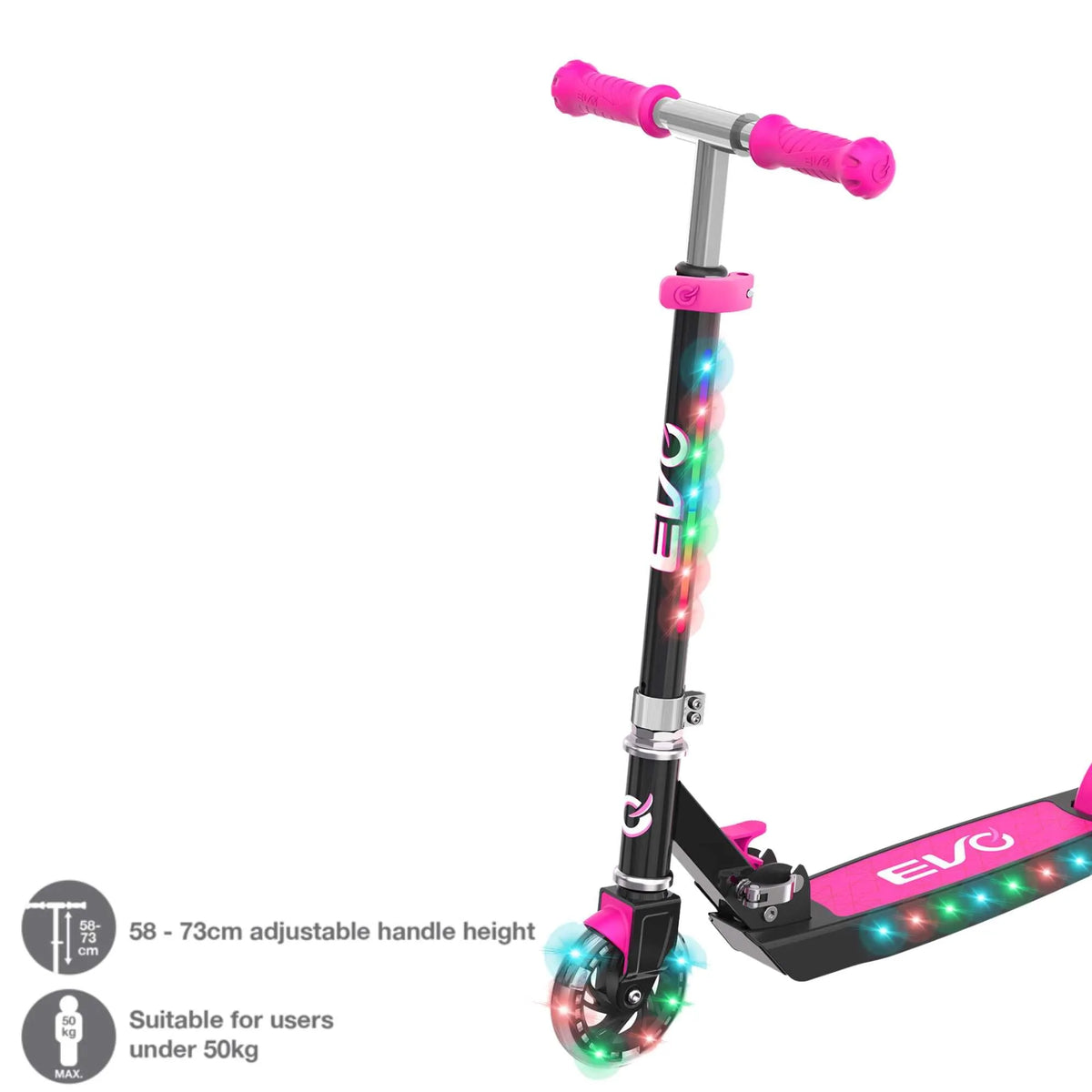 EVO Light Up Light Blast Scooter - Pink