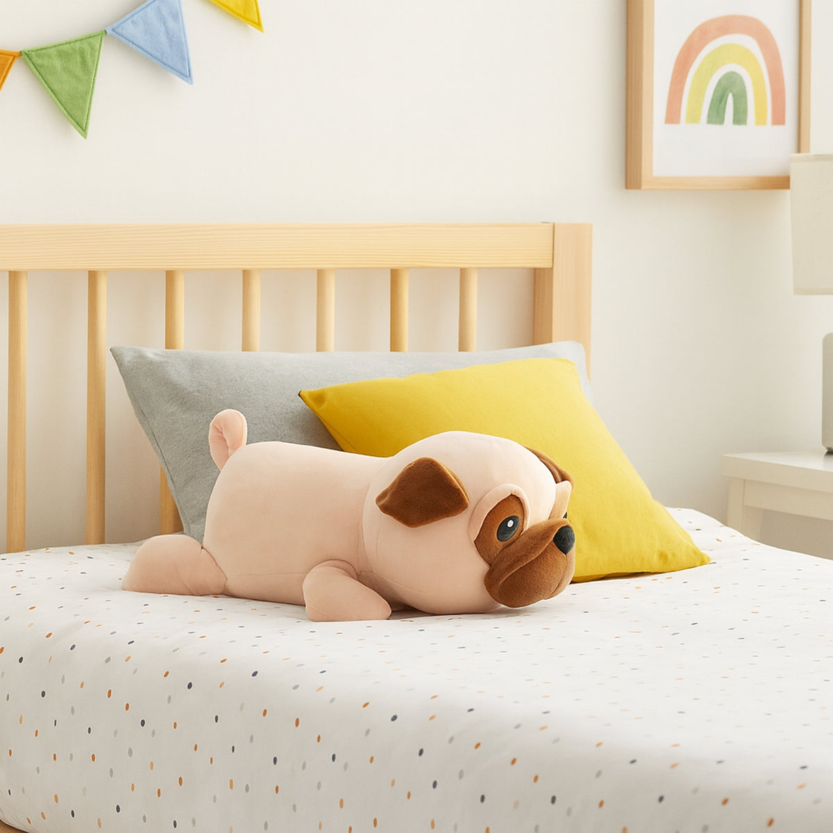 Cosy Cuddles Animal Plush Cushion - Pug