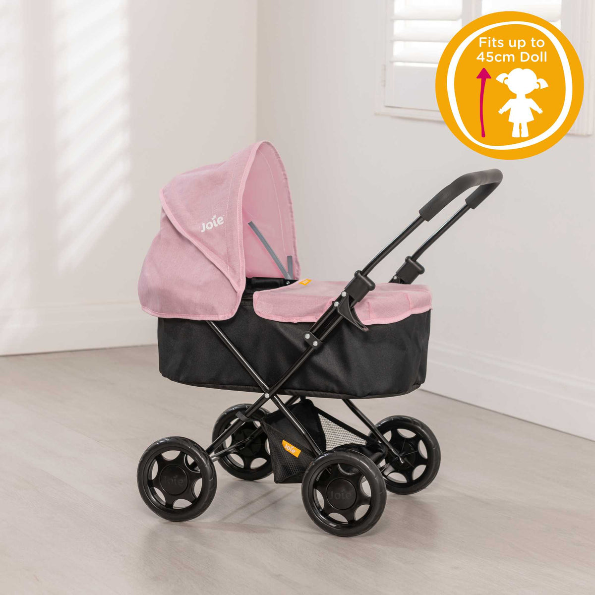 Joie Baby Dolls Pram - Pink & Black