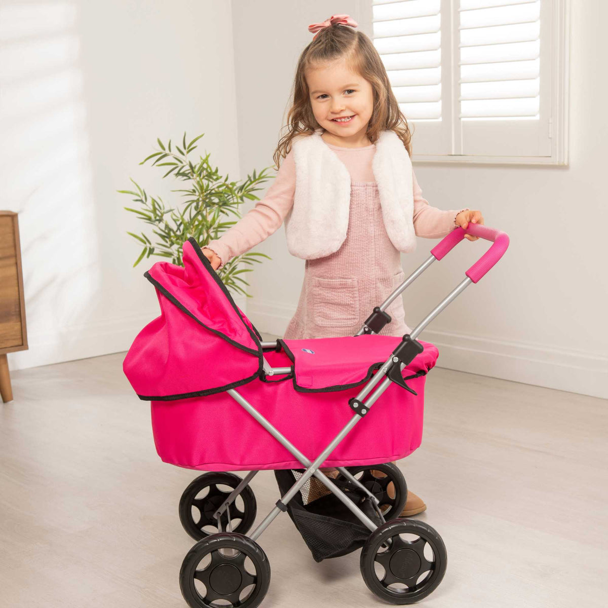 Chicco Amore Dolls Pram - Pink