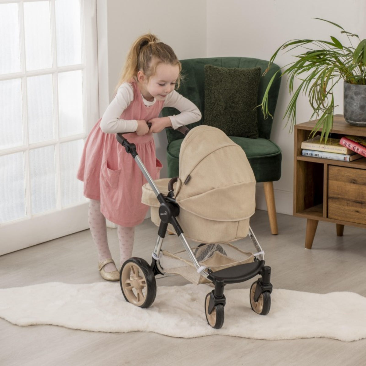Celuna Premium Stone Dolls Travel System - 4 Pram Modes
