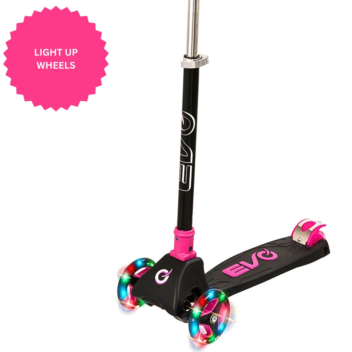 EVO Light Up Cruiser Scooter - Pink