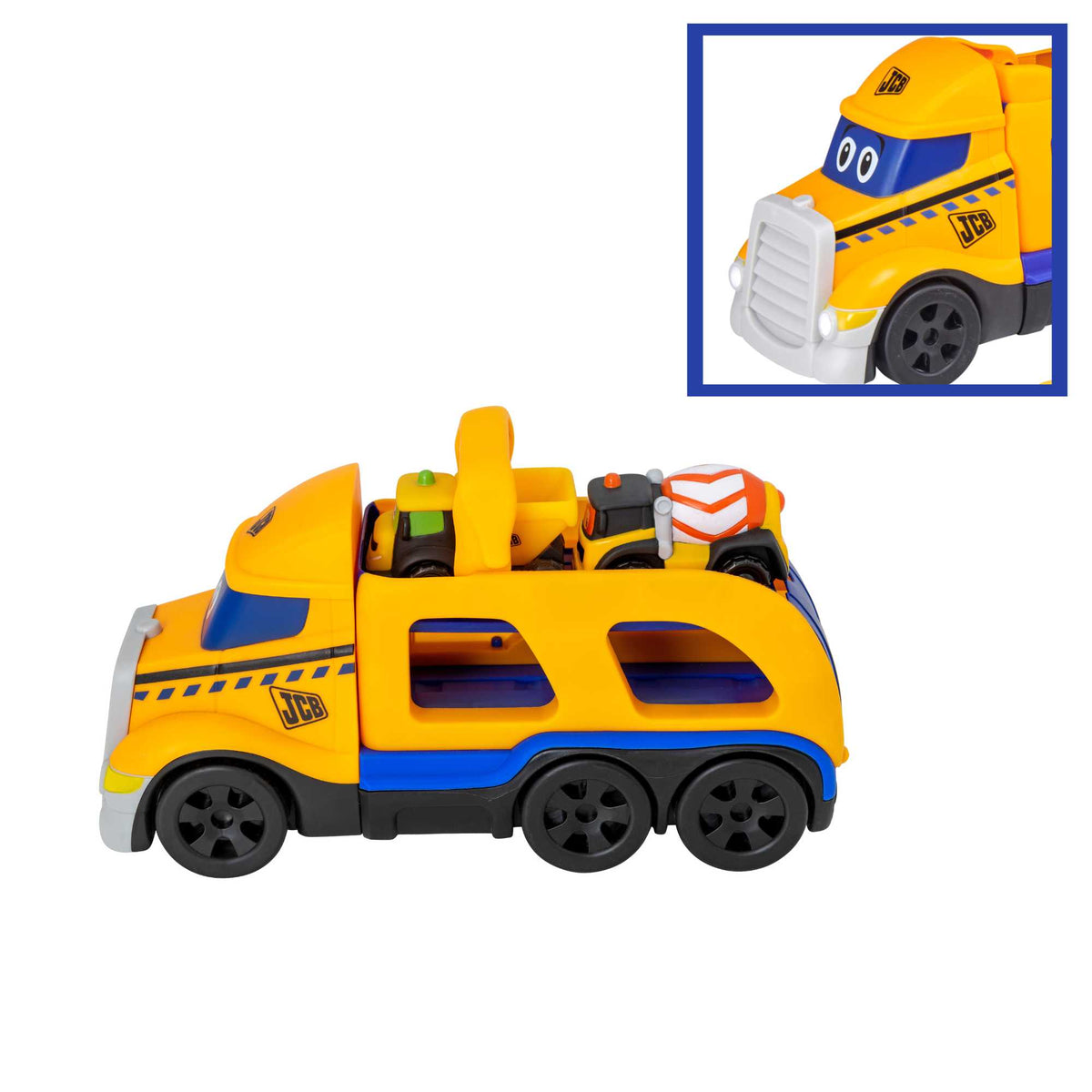 Teamsterz My First JCB Tommy Transporter | Includes 2 Cars