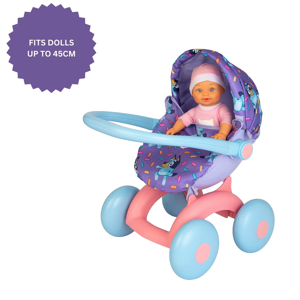 Bluey My First 4 in 1 Dolls Pram