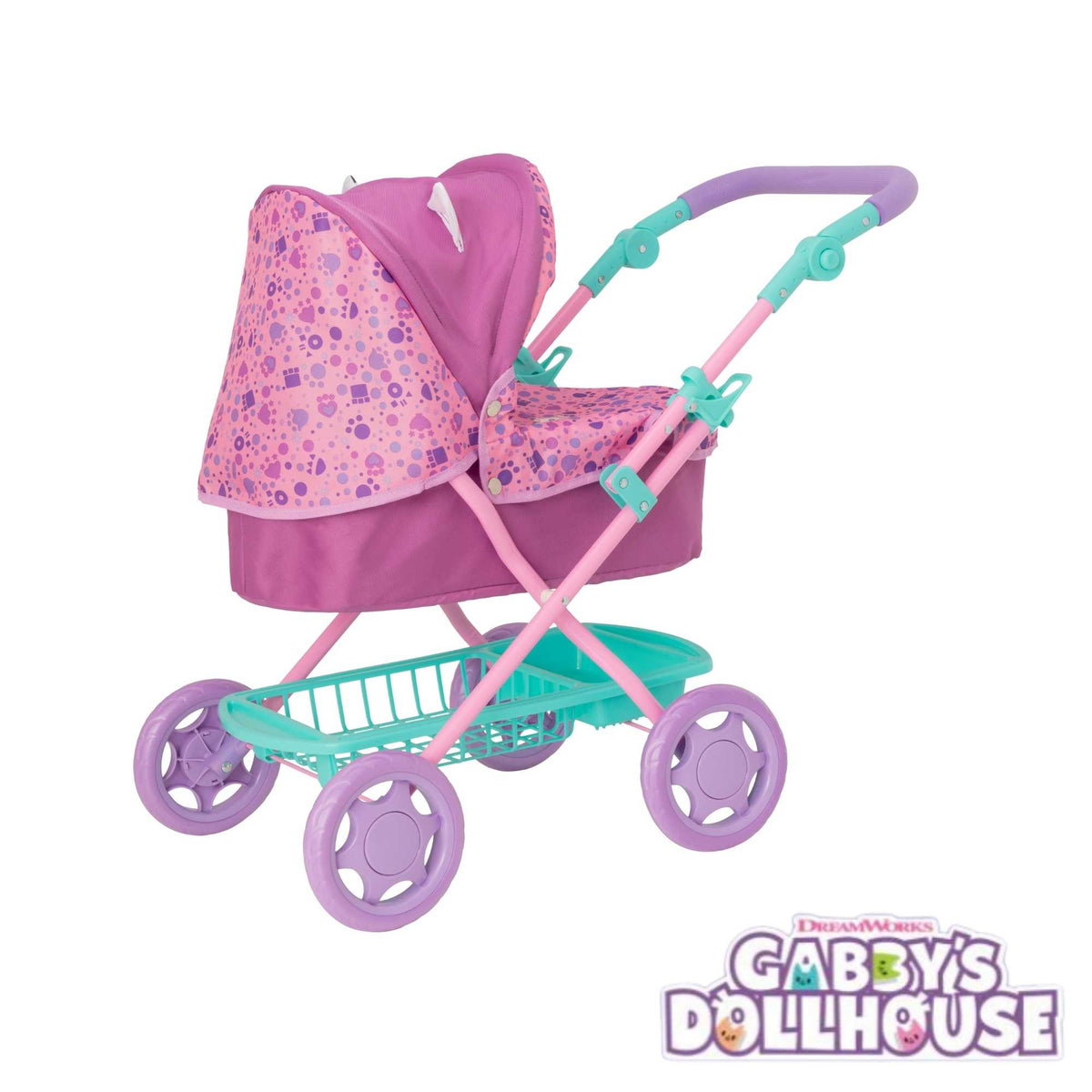 Gabby's Dollhouse Roamer Dolls Pram