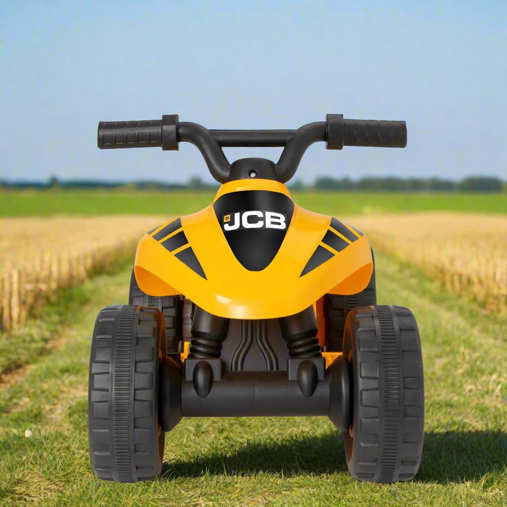 JCB Battery Operated Mini Quad Ride-On With Trailer