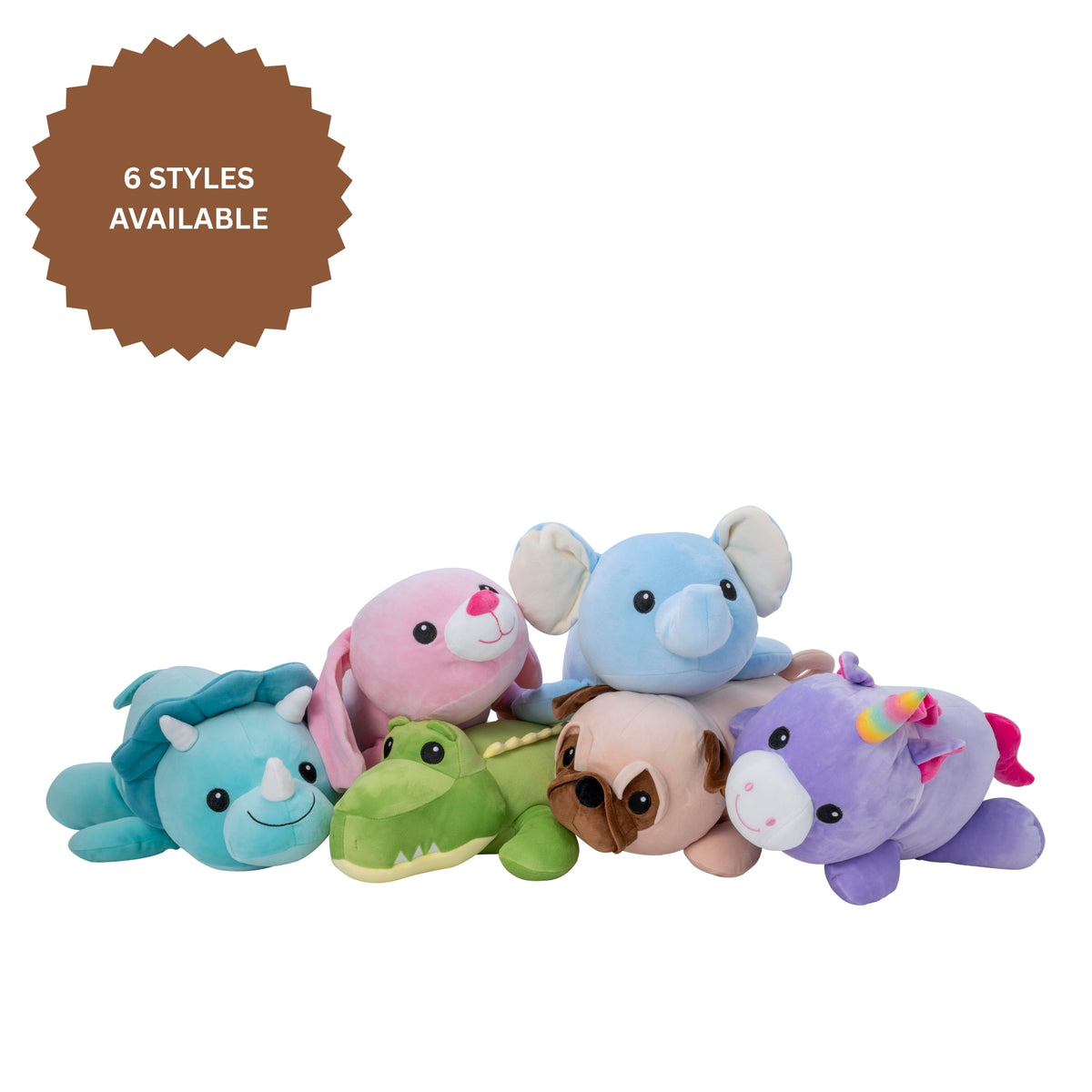 Cosy Cuddles Animal Plush Cushion - Pug