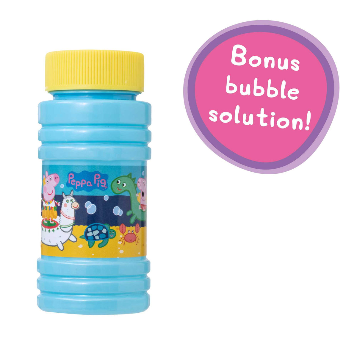 Peppa Pig Bubble Machine - Includes 118ml Bubble Solution