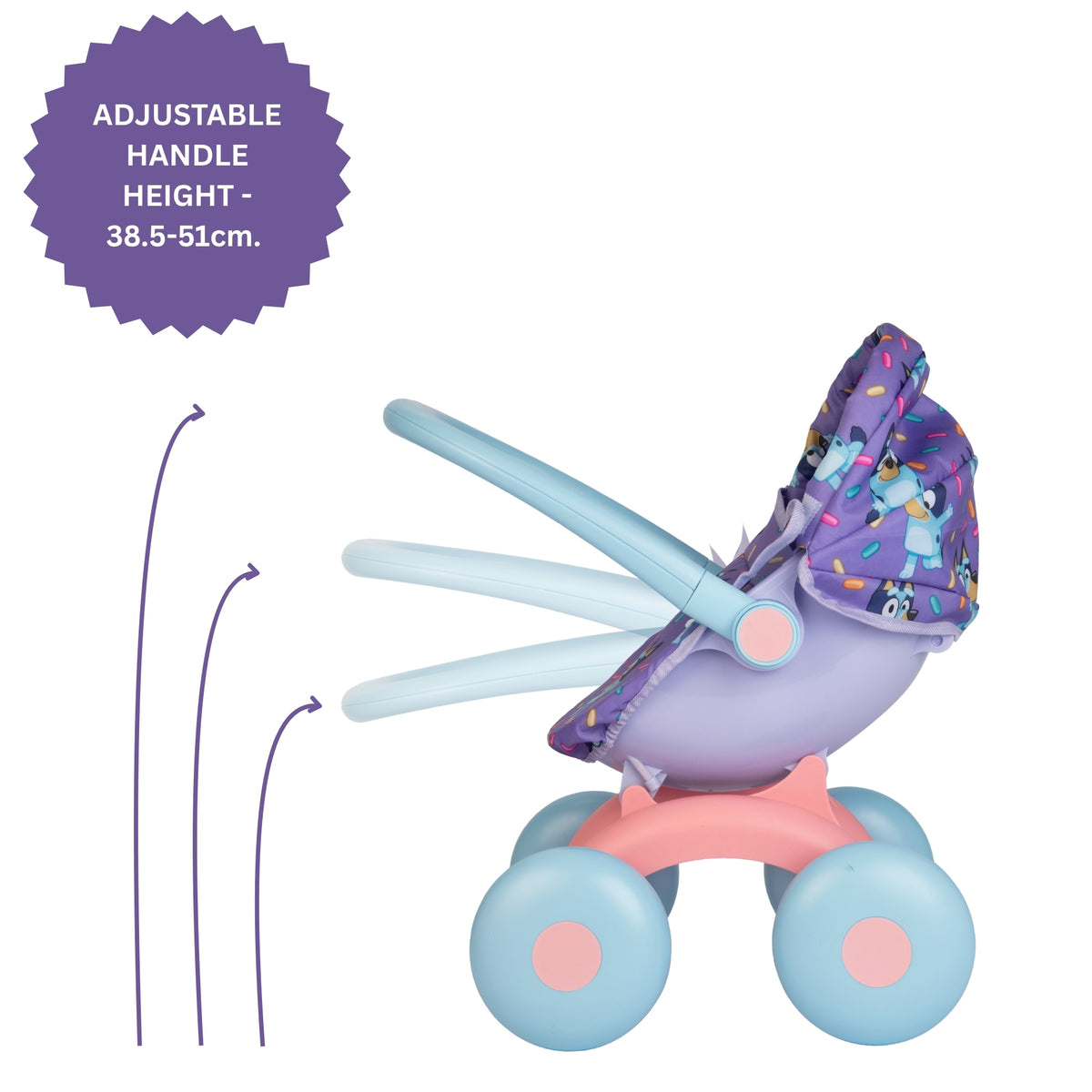 Bluey My First 4 in 1 Dolls Pram
