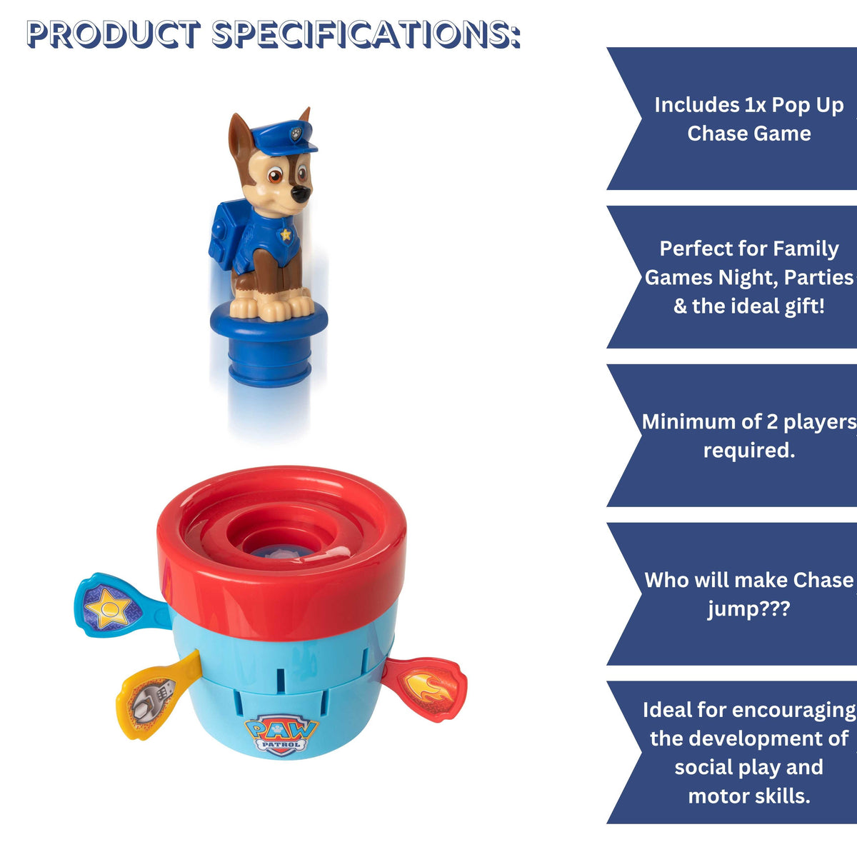 Paw Patrol Load Up Pup Board Game - Chase