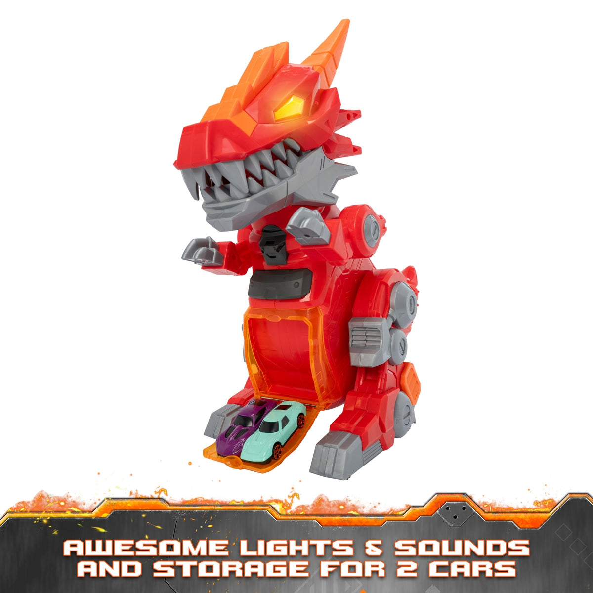 Teamsterz Robo Wreckers Mega Beast Playset - Includes Die-Cast Car