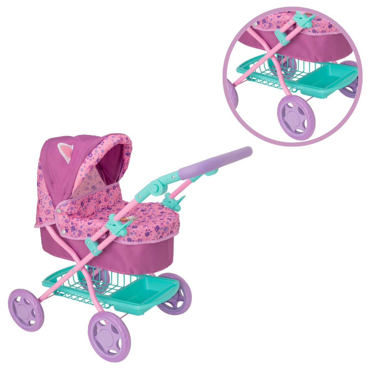Gabby's Dollhouse Roamer Dolls Pram