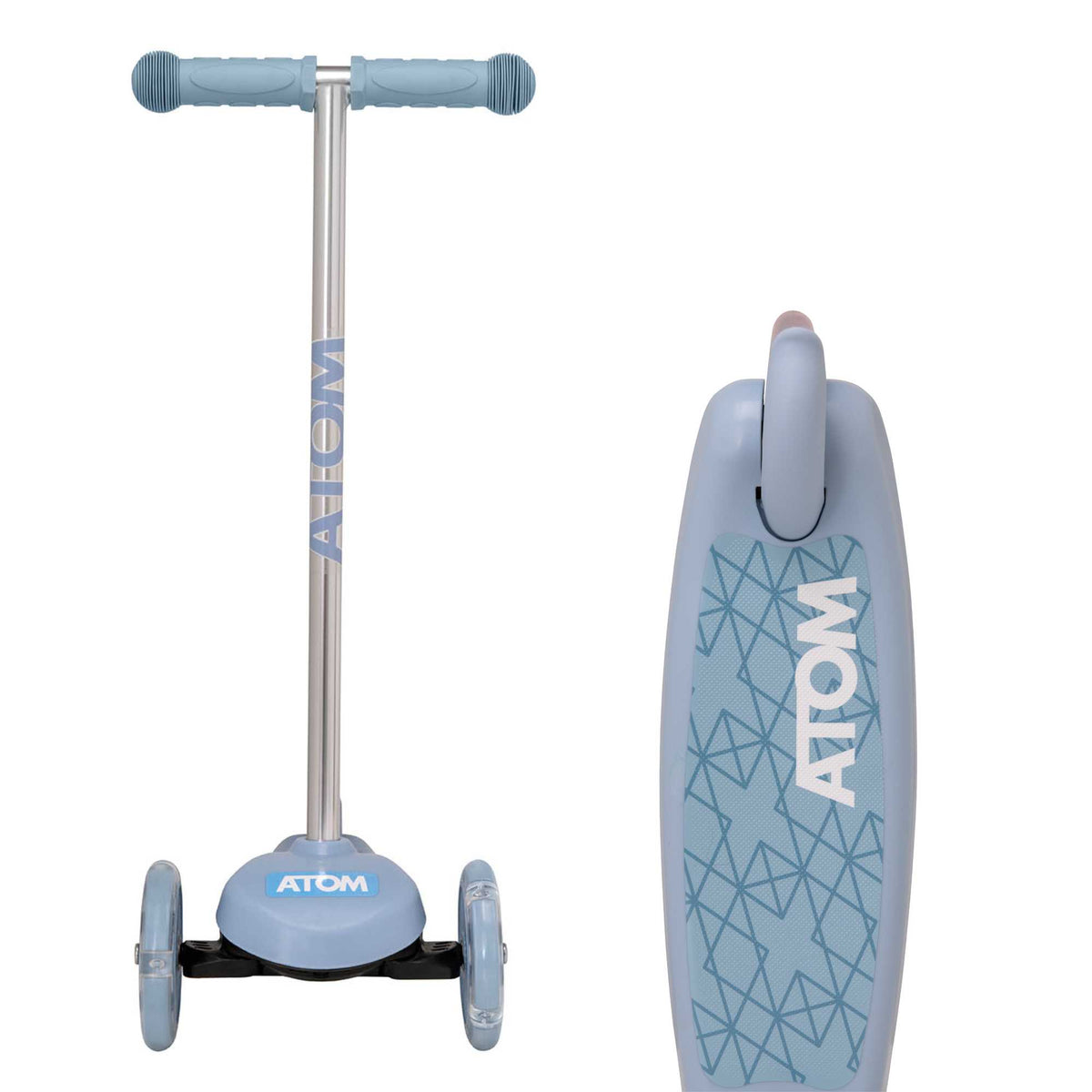 ATOM Light-Up Move &#39;N&#39; Groove Scooter - Blue