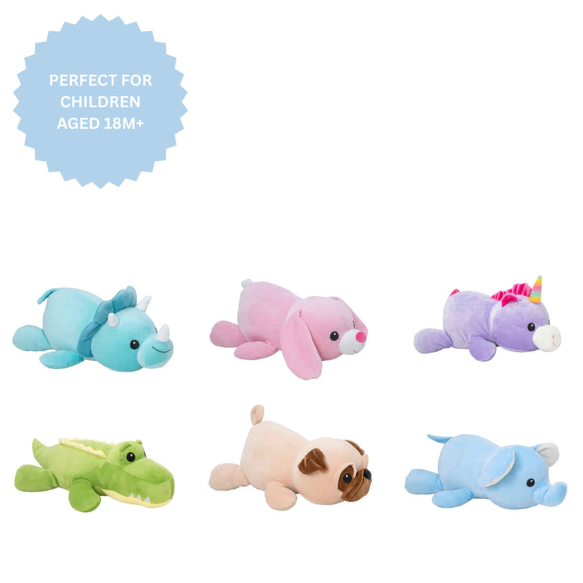 Cosy Cuddles Animal Plush Cushion - Elephant