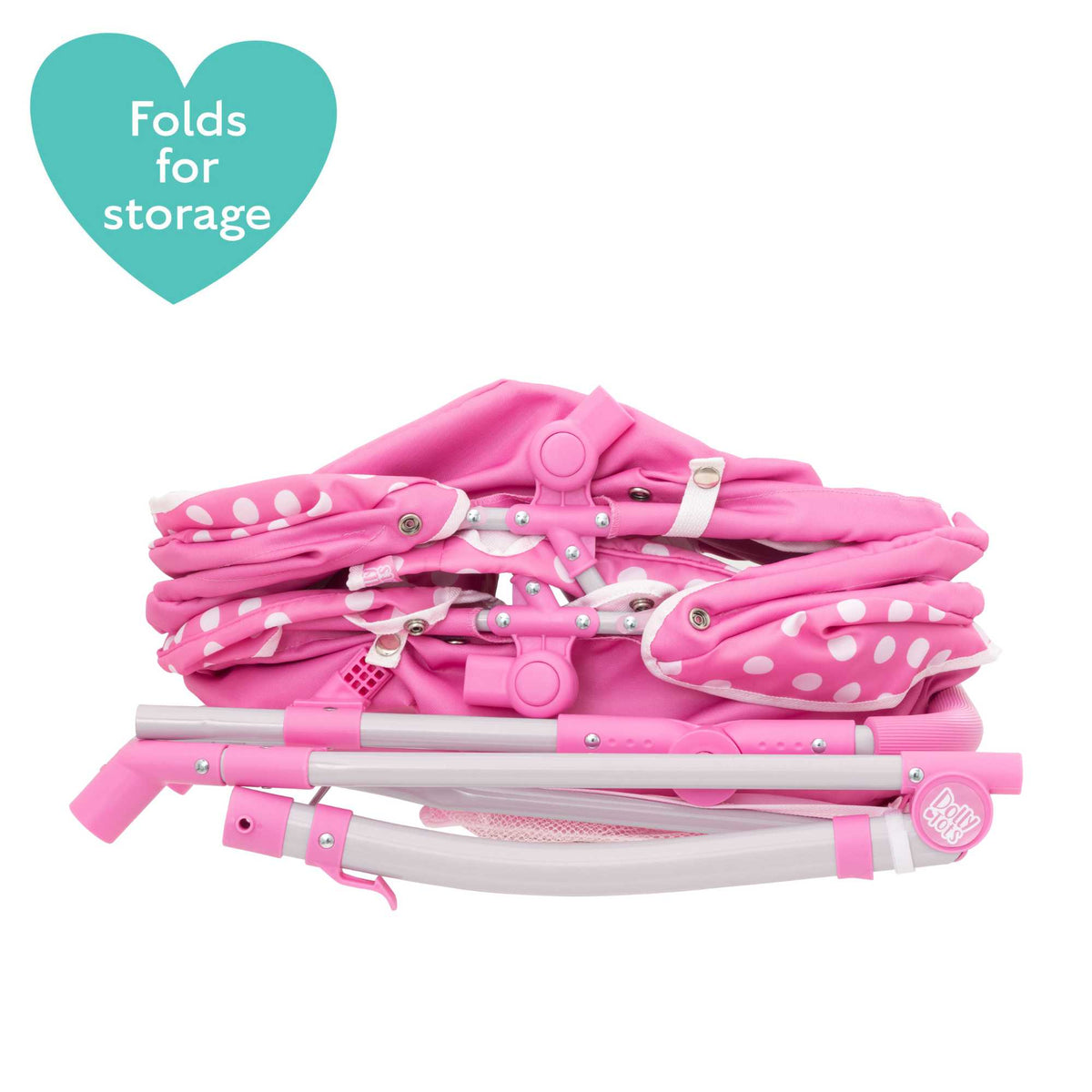 Dolly Tots Twin Dolls Pram