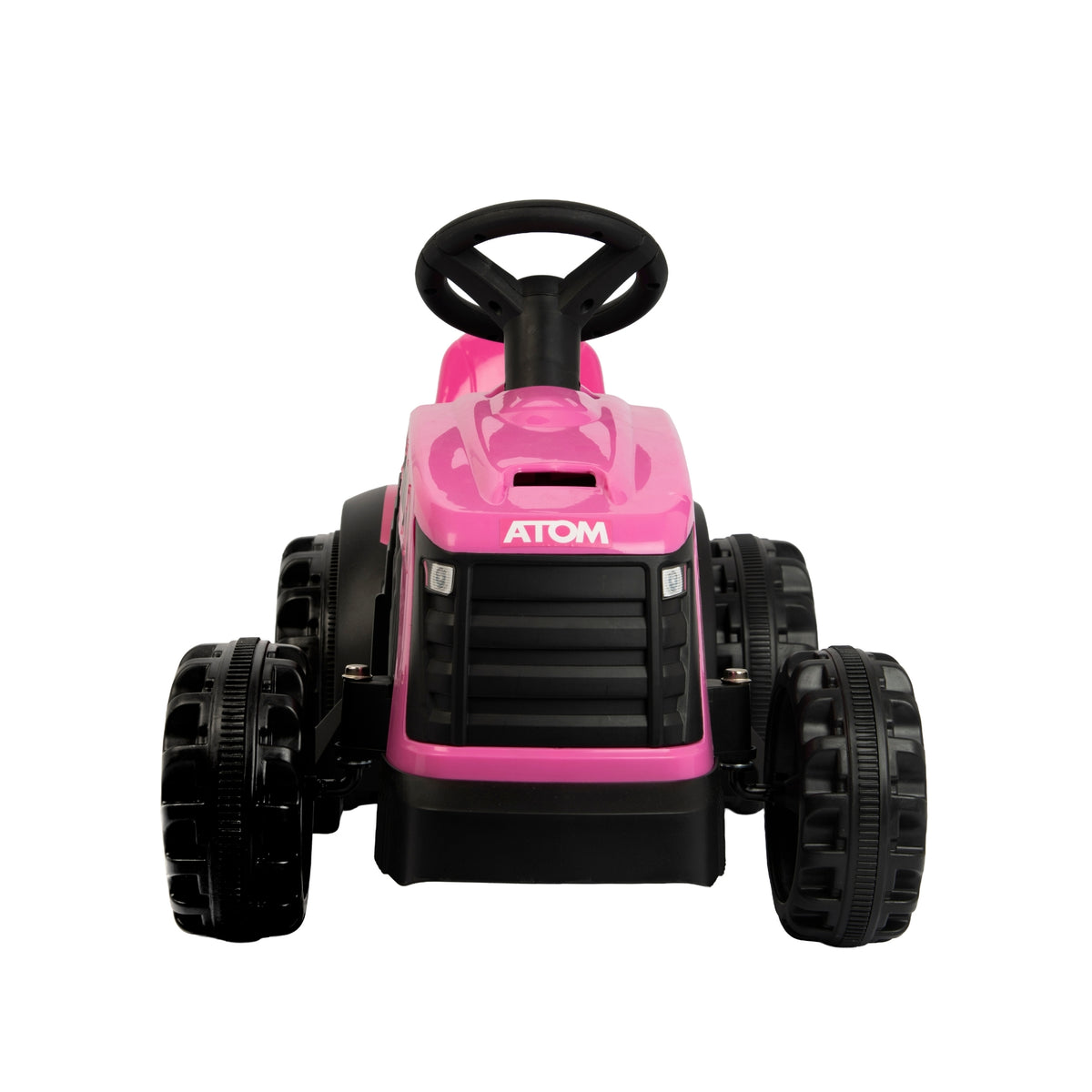 ATOM 6V Electric Ride On Tractor With Trailer - Pink