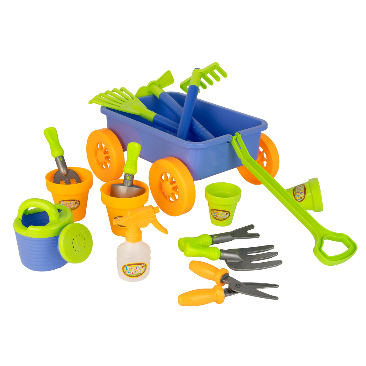 Childrens Gardening Trolley - 16 Accessories Included