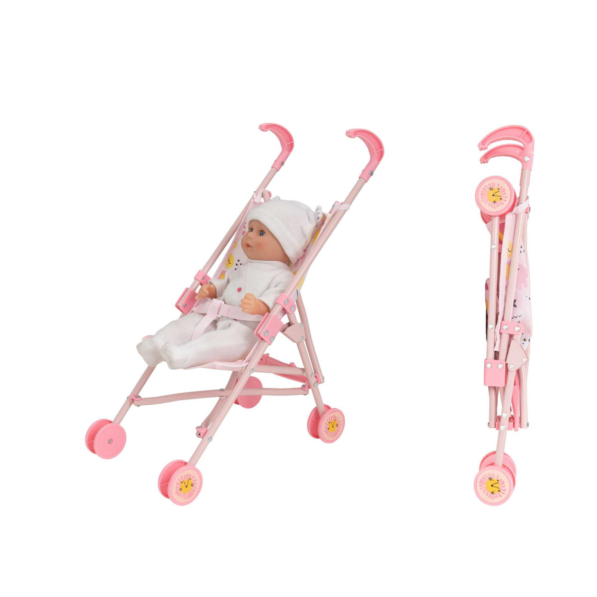BabyBoo Single Dolls Stroller - Jungle