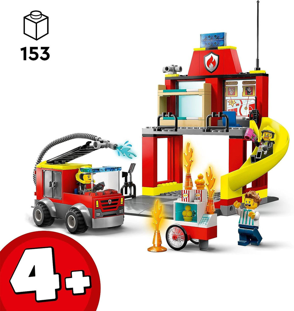 LEGO City Fire Station and Fire Engine
