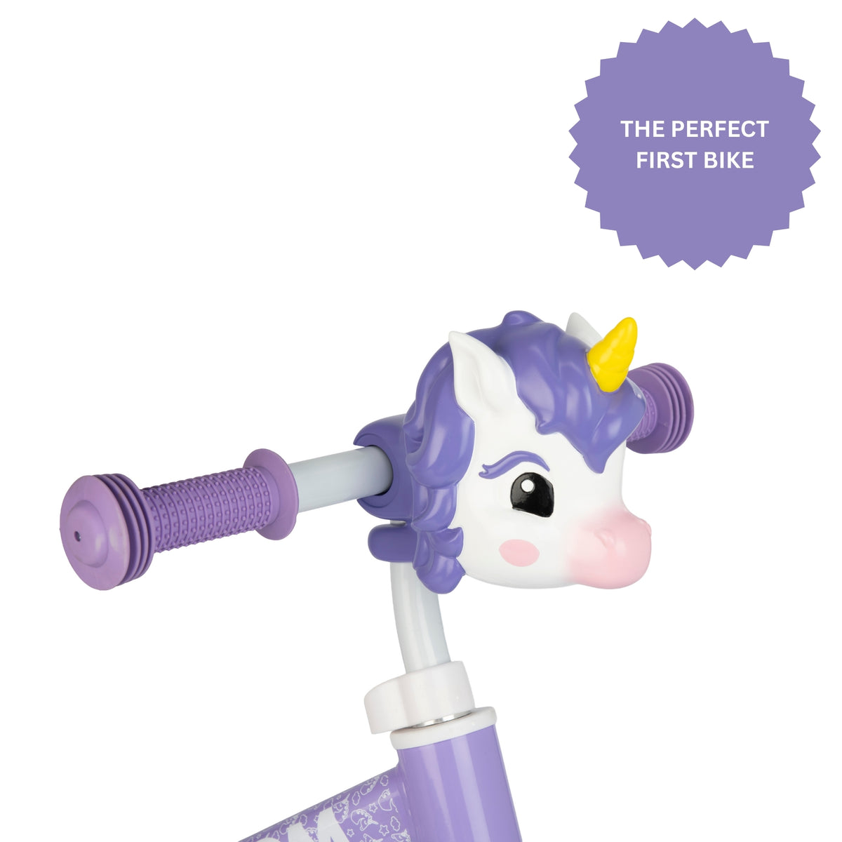 ATOM 8" Purple Balance Bike - Unicorn