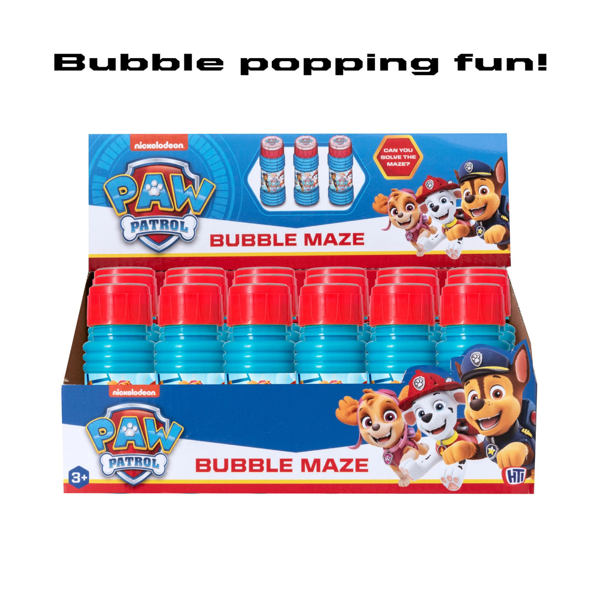 Paw Patrol Bubble 24 Multipack - 59ml, With Maze Game