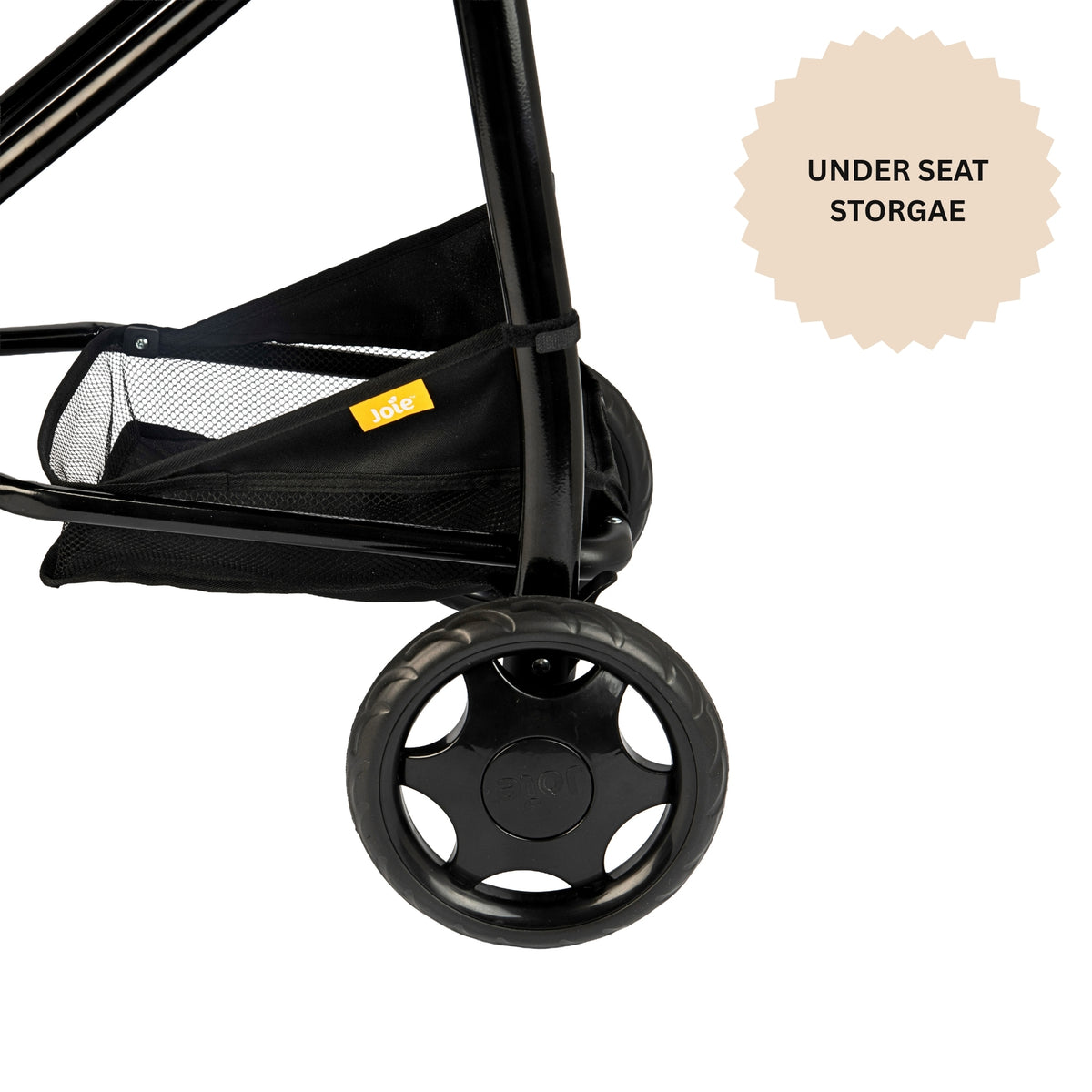 Joie Evalite Stone & Black Dolls Pram - 9 Play Modes