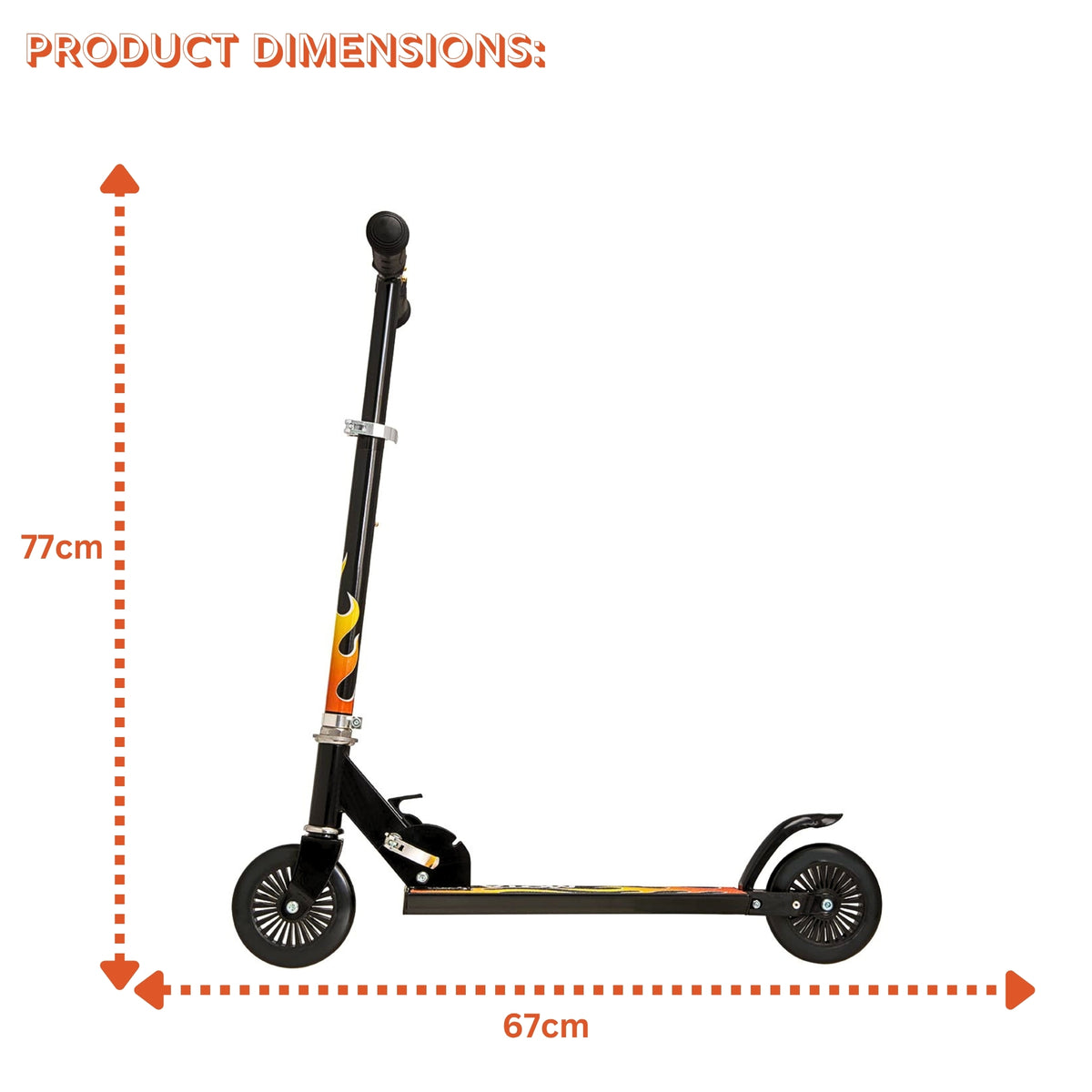 ATOM Inline Scooter - Flames