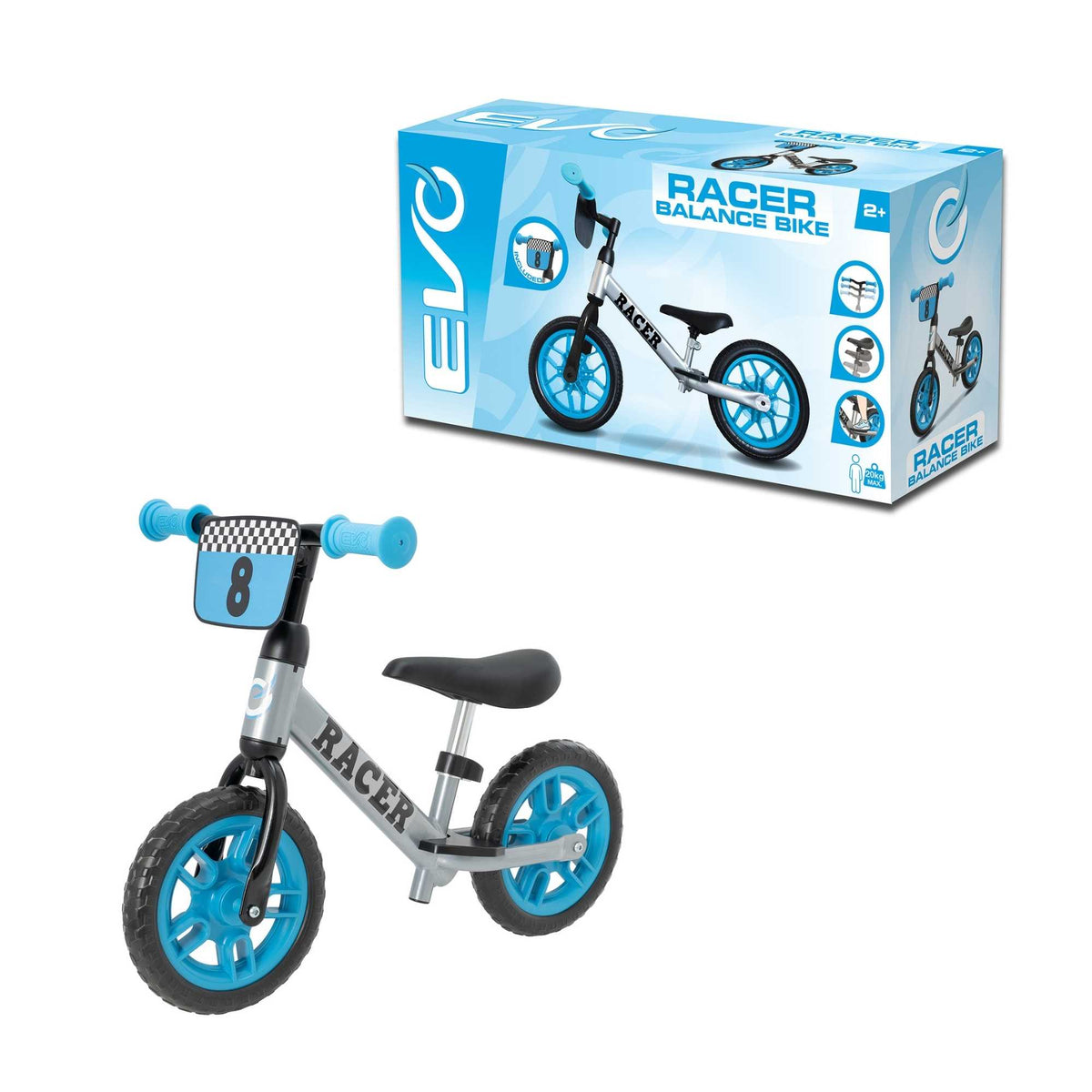 Evo 10" Racer Balance Bike - Blue