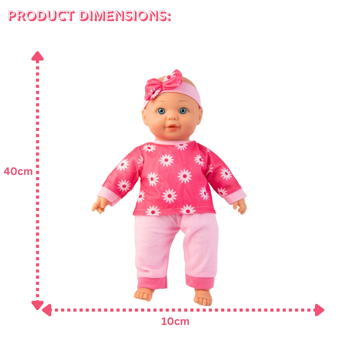 Dolly Tots 40cm Daytime Doll - Soft Bodied Talking Doll