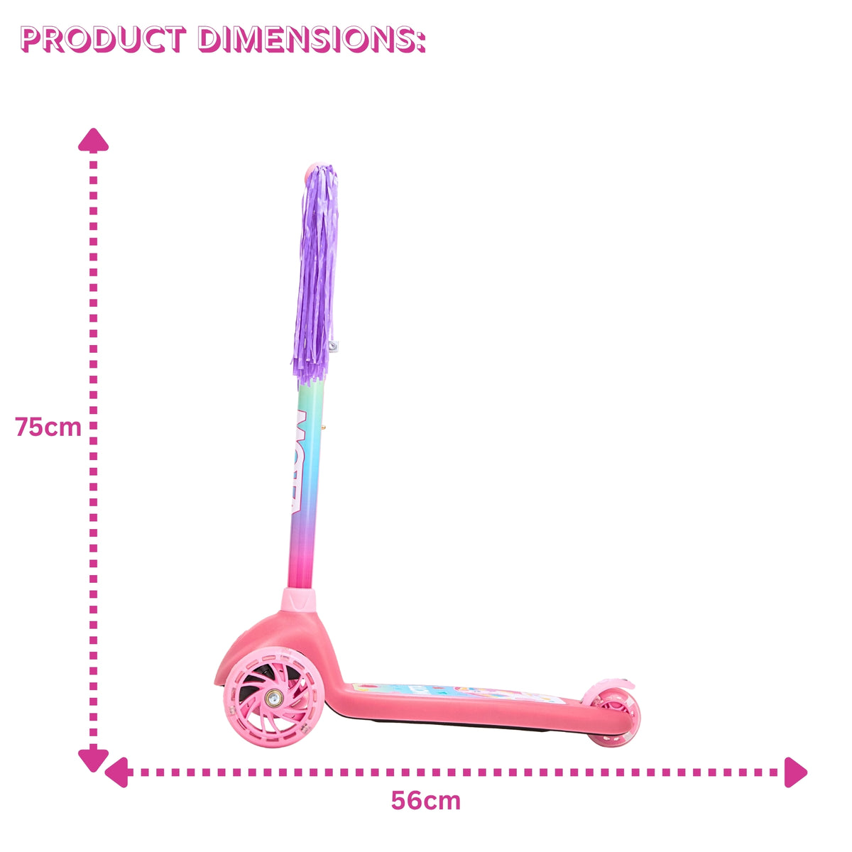 ATOM Eclipse Light-Up Scooter - Unicorn