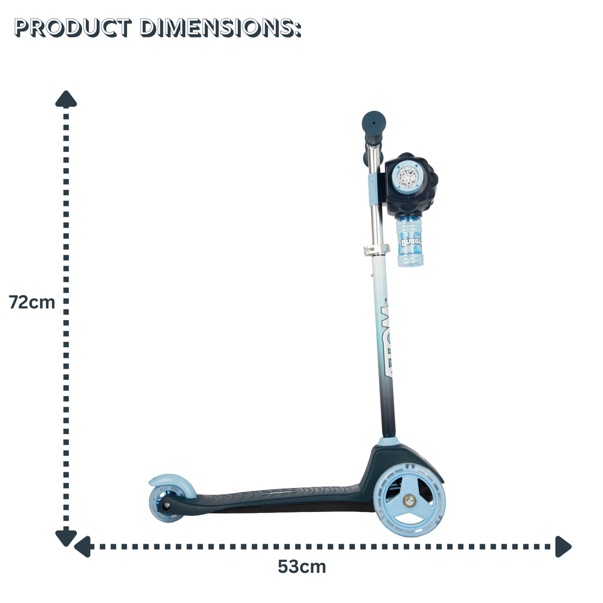 ATOM Childrens Bubble Cruiser Scooter - Solar