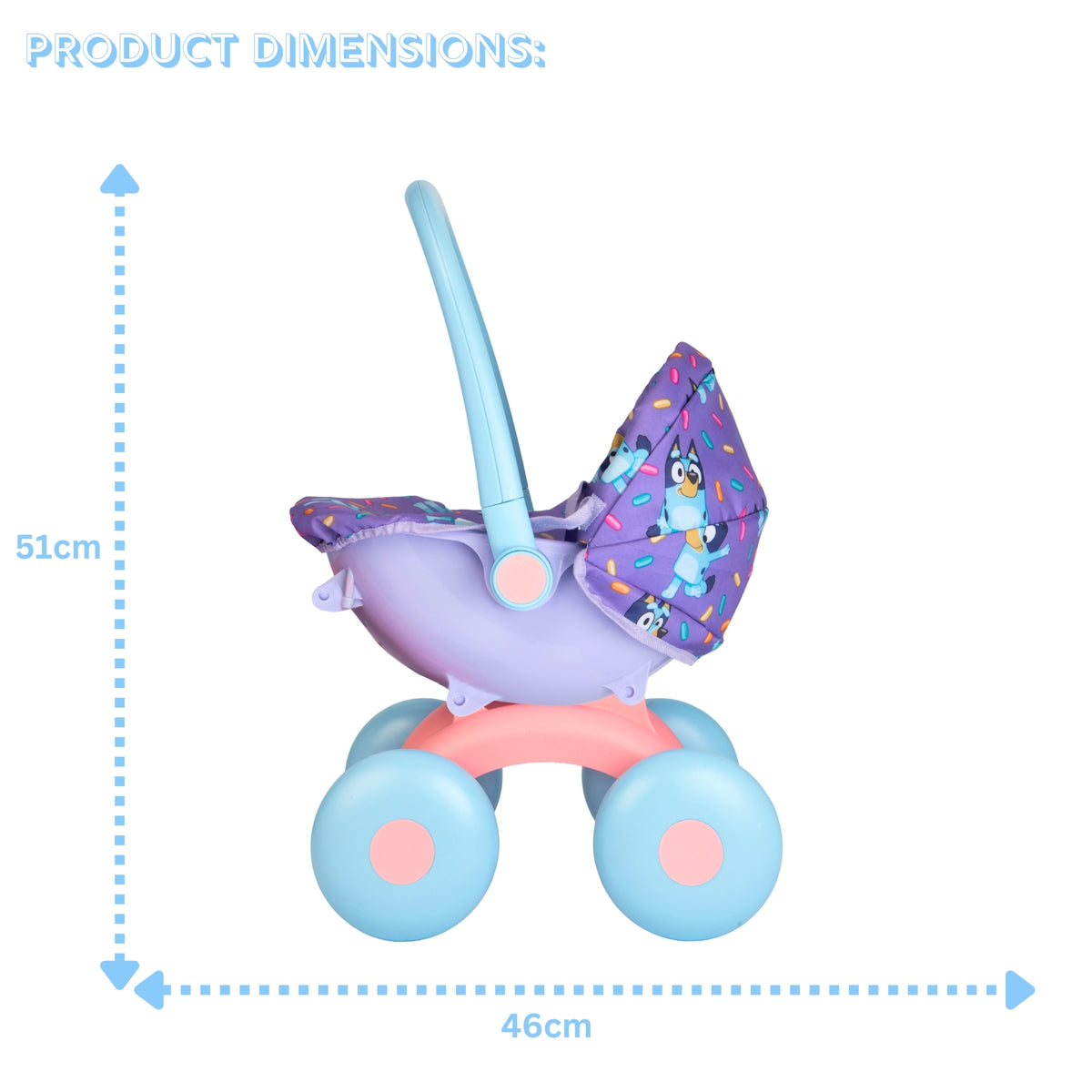 Bluey My First 4 in 1 Dolls Pram